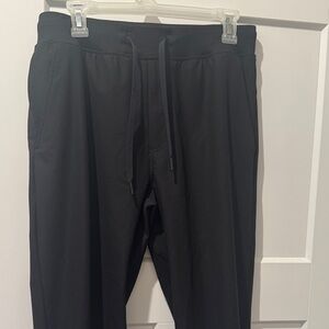 Rhoback Black Athletic Joggers with Elastic Waistband